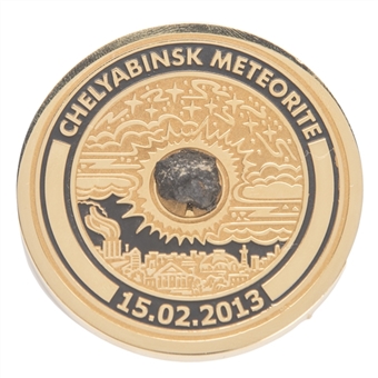 2014 Sochi Winter Olympics Meteorite-Embedded Gold Medal